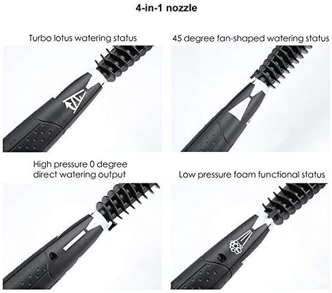 4 su 1 lavaggio ad alta pressione Auto Turbo Sert sporco a getto a getto Spray Blaster Cleaner Rotary Rotary Rotary Rotary