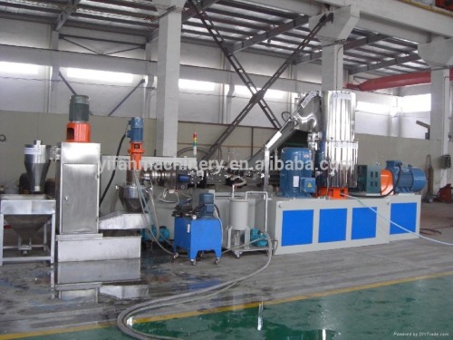 PE PP waste film water ring granulating machine