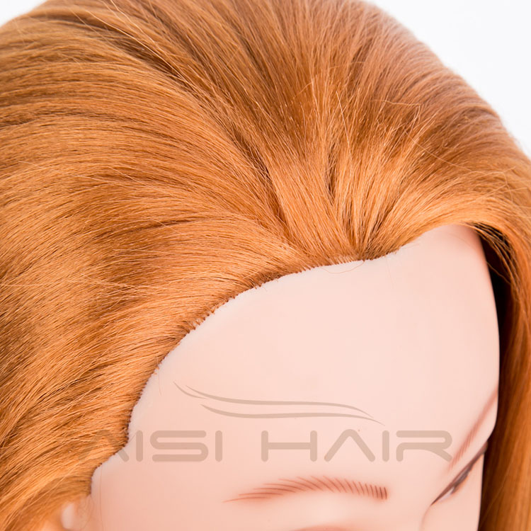 Direct Price Customizable Synthetic Hair Training Mannequin Head For Hairdressing School