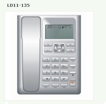 LCD brightness control jumbo caller id phone