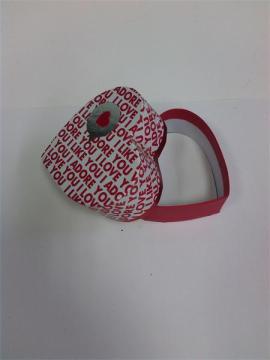 red heart shape gift boxes
