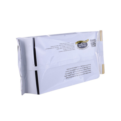 Food Pet Bag 500g Block Bottom Paper Coffee Taška se zipem