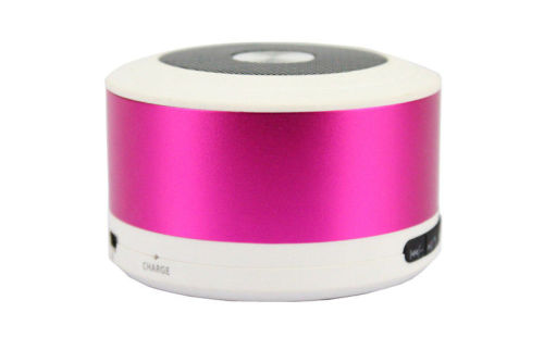 Cylindrical Wireless Portable Bluetooth Speakers For Cell Phones