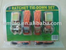 Tie down set