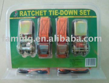 Tie down set