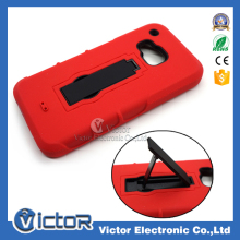 Wholesale price kickstand robot case for HTC One M9 case