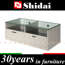 fashion glass tv stand / plexiglass tv stand / tempered glass tv stand E-131