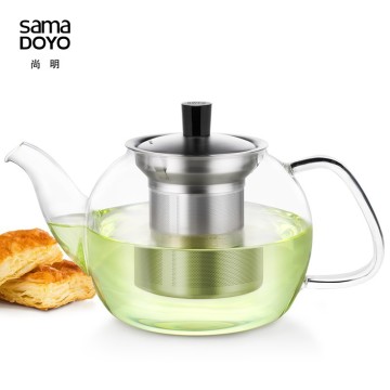 NEW! Handblown Borosilicate glass teapot Factory