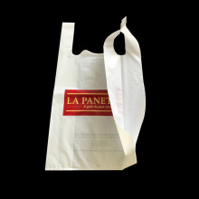 Top quality custom printed plastic vest shopping carrier bag
