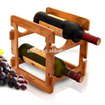 natutal bamboo wine rack bamboo wine bottle holder