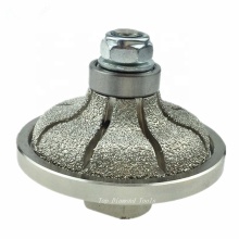 Shape O Vacuum Brazed Diamond Profile Wheel for Sandstone and Limestone