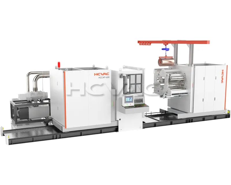 Roll to Roll PVD Vacuum Coating Machine for PVC/PE/PP/Pet/BOPP Films