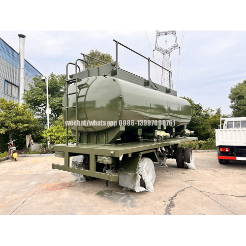 2 Axles Customized 10,000liters Fuel Tank Full Trailer For Sale