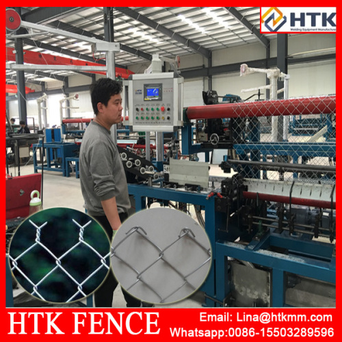 Hot selling diamond mesh making machine/ chain link fence mach for wholesales