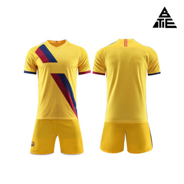 Sudadera futbol jersey adulto amarillo