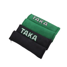 Universal JDM Style Black/Green Cotton Seat Belt Cover Shoulder Pads
