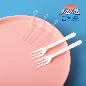 Lightweight Plastic Fruit Fork for Picnics and Events