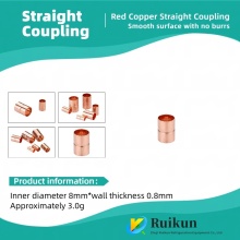 Air Conditioning Copper Straight Fitting