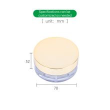 Fancy Plastic Loose Powder Jar