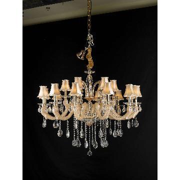 Big Crytal Chandelier Lamp Shades Pendant Light