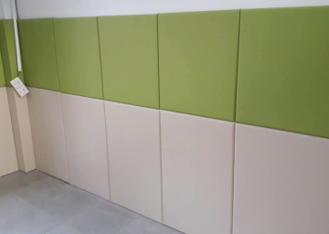 Leather Wrapped Acoustical Wall Pad