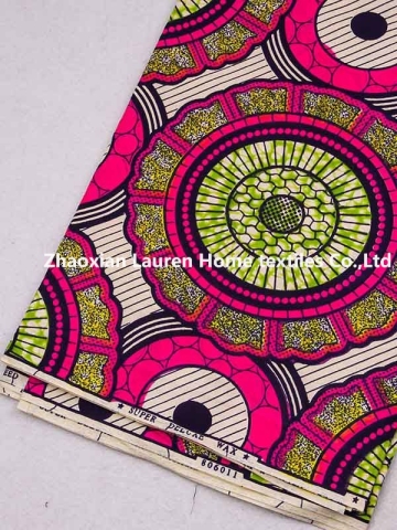 Africa Wax cotton fabric(Double printed)