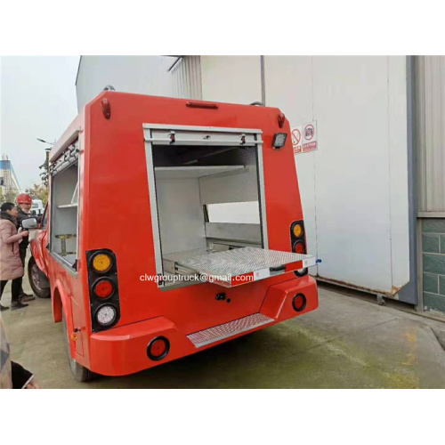 Dongfeng double cab pickup food cart