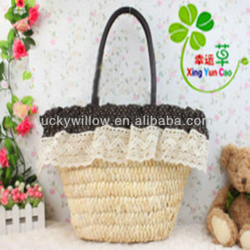 natural straw handbags and fashion lady handbags(factory)