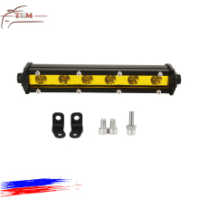 Slim LED Work Light Bar 18W White Amber 7 Inch Spot Light for Offroad SUV