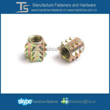 Zinc Alloy Furniture Thread Insert Nuts