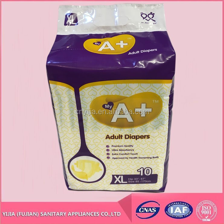 anti-leak wholesale adult diapers printed