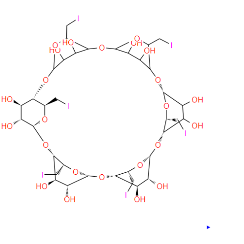 Hexakis- (6-iodo-6-désoxy) -α-cyclodextrine CAS: 131105-41-4