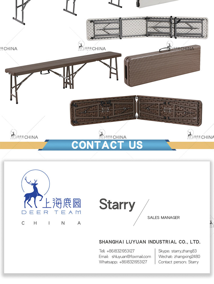 HDPE& POWDER COATED STEEL FRAME TUBE PLASTIC ROUND FOLDING TABELS