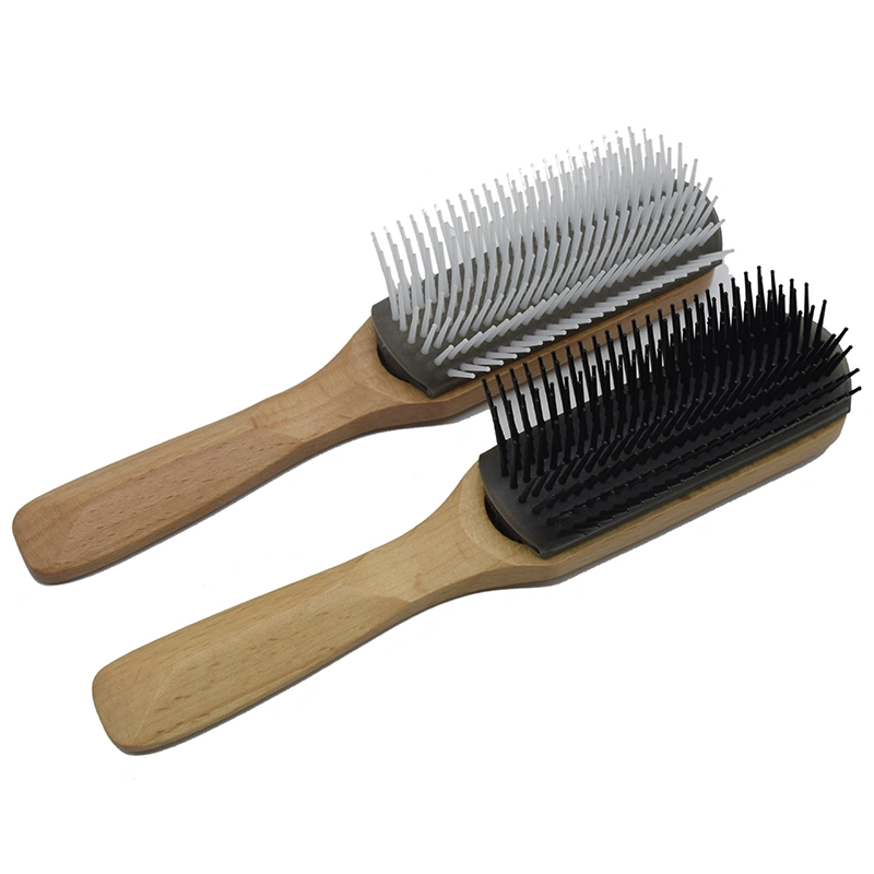 Natural Bamboo Wooden Paddle Hair Brush Hair Comb Eco Friendly