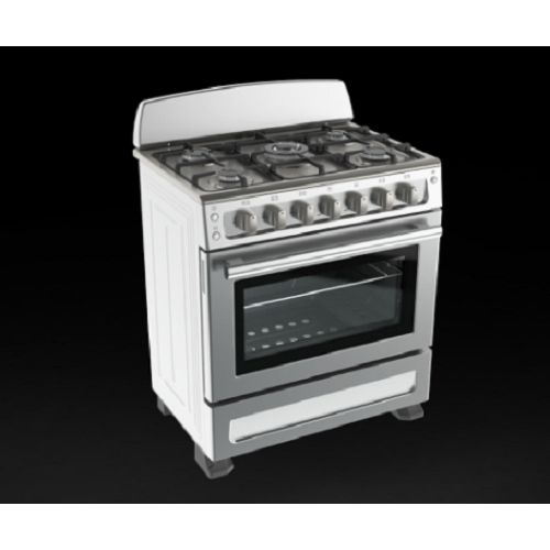 Hindi kinakalawang na asero Backguard Freestanding Gas Cookers