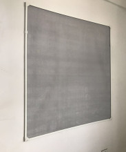 PVC frame mangetic bar closing fly screen