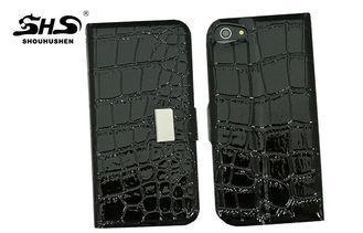 iPhone 5 / 5S Cell Phone Protective Covers Crocodile Grain