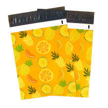 Delivery Packaging Courier Bag Yellow Orange Poly Mailers