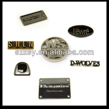 Custom Metal Label for Handbags Manufacturing in Shenzhen