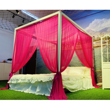 Mosquito nets Princess Bed Canopy Rose Red