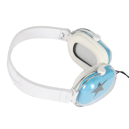 Fone de ouvido com fio dobrável 3,5 mm fone de ouvido dobrável