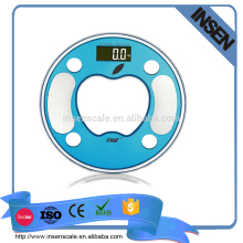 Electronic bathroom body fat scale analyser