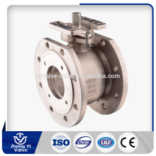 Industry manufacture big size flanged ball valve for cement