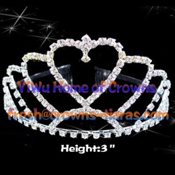 Heart Shaped Princess Crowns and Tiaras