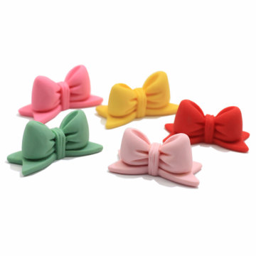 New Fashion Design Faltback Bowknot Resin Craft Χειροποίητα μινιατούρες για κορίτσια Hiar Clips Ring Ring