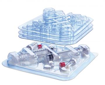 Pharmaceutical packaging tray