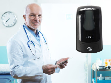 Liquid foam spray automatic soap dispenser