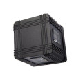 LEDER Black Square LED Outdoor Wall Light