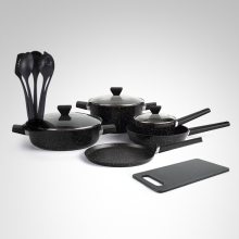 NEW Non-Stick Marble Coat Forged Cookware Set