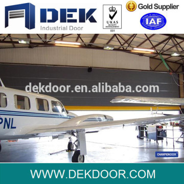 PVC folding hangar door fabric lifting hangar door